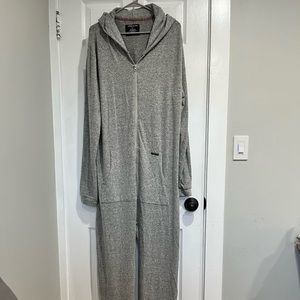 Soft hooded onesie